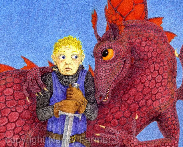 Amorous Dragon: painting and artwork by Nancy Farmer