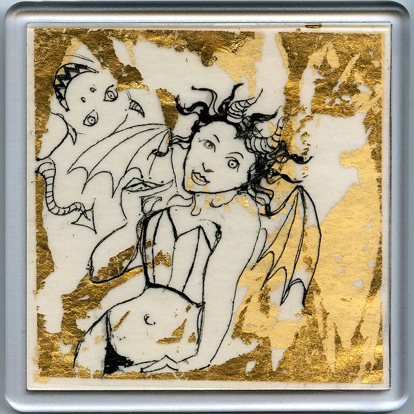 Demons in a Coaster 3 - art under your coffee