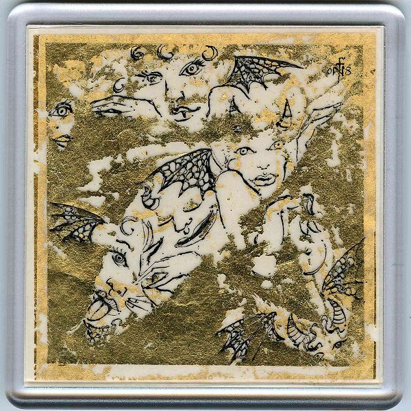 Demons in a Coaster 4 - art under your coffee