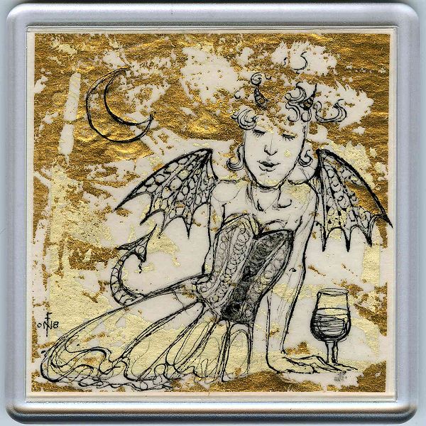 Demons in a Coaster 5 - art under your coffee