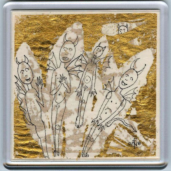 Demons in a Coaster 8 - art under your coffee