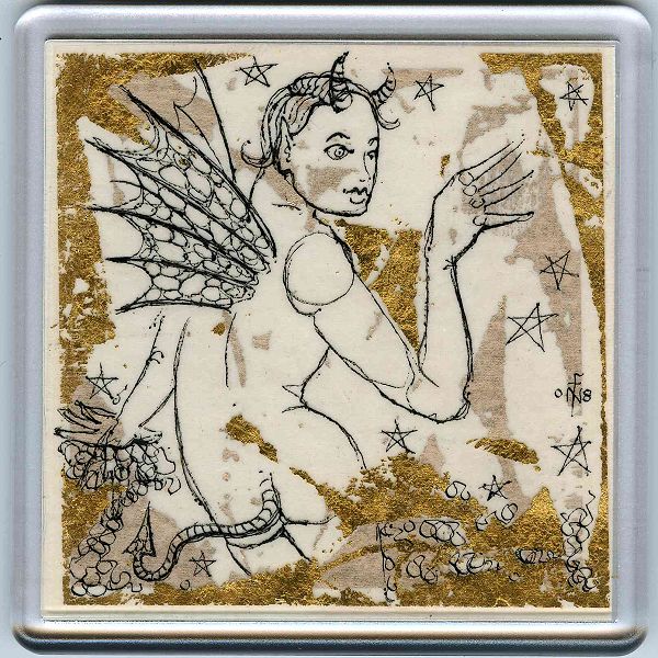 Demons in a Coaster 9 - art under your coffee