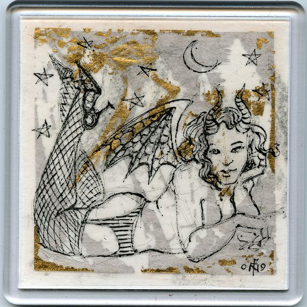 Demons in a Coaster 43 - art under your coffee