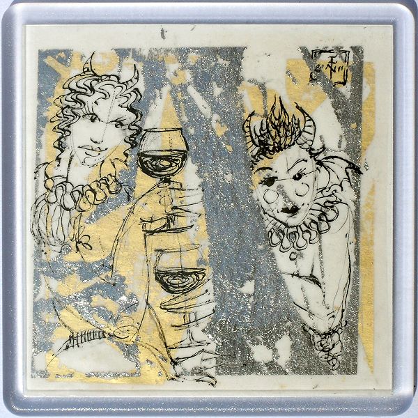 Demons in a Coaster 50 - art under your coffee