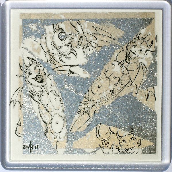 Demons in a Coaster 55 - art under your coffee