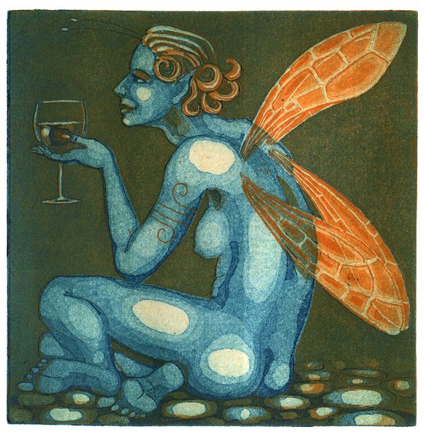 Fairy Wine - another print off the same plates