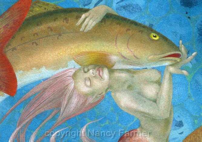 Fishwife - mermaid painting