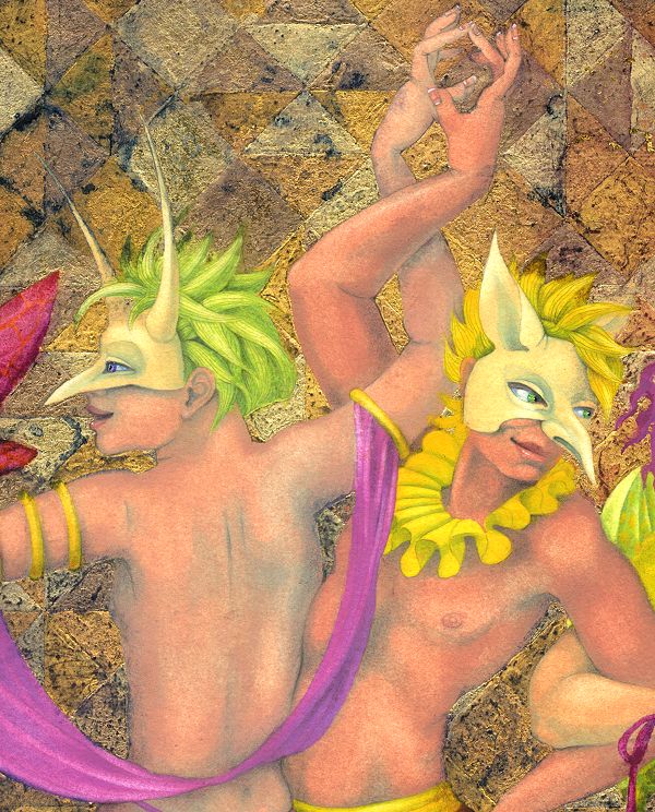 'Gilded Lilies' - close-up 3