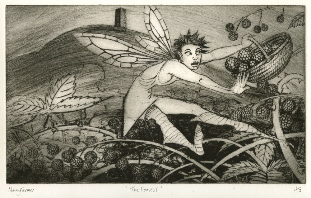 'The Harvest' - Drypoint