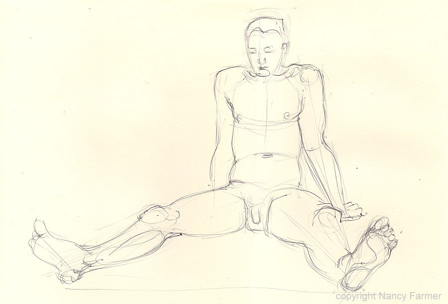 Life Drawing Sketch 2008-1 by Nancy Farmer