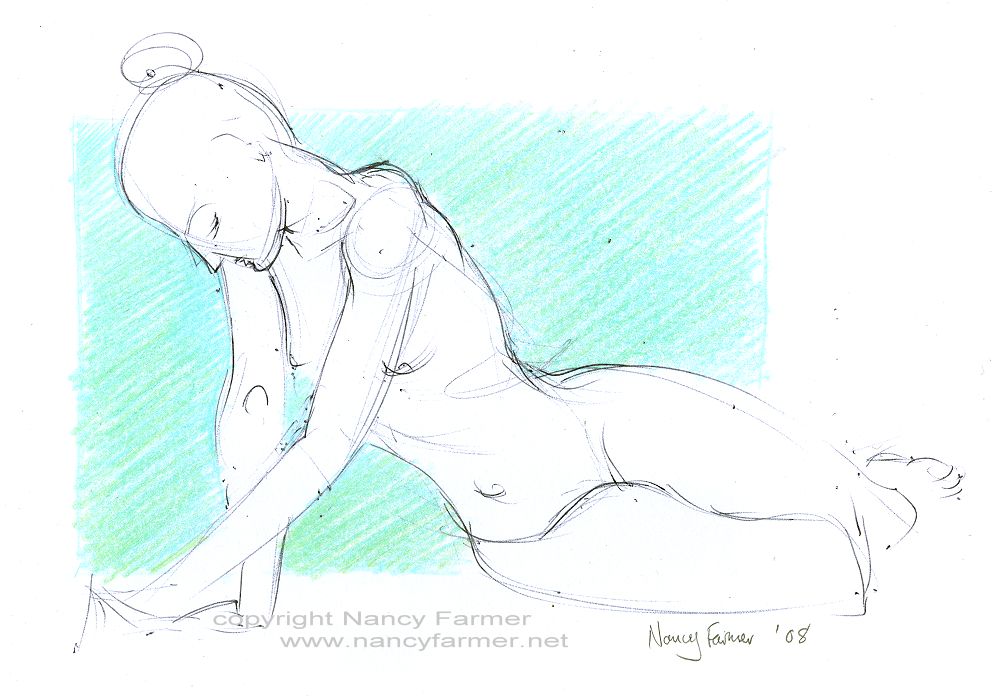 Life Drawing Sketch 2008-9 by Nancy Farmer