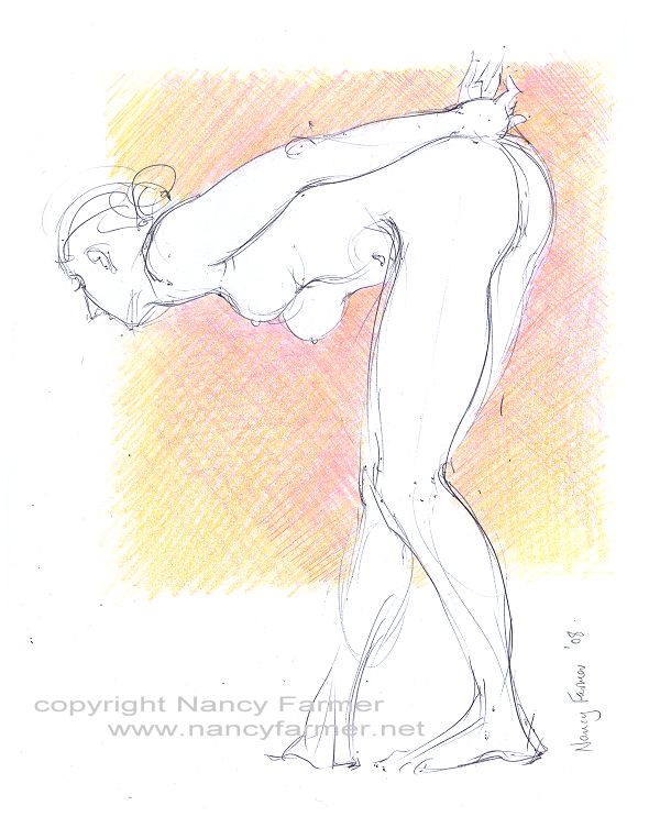 Life Drawing Sketch 2008-14 by Nancy Farmer