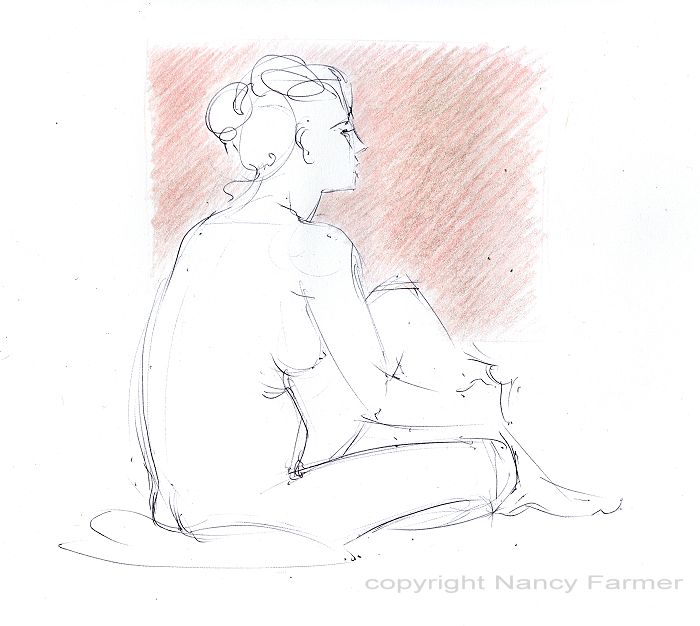 Life Drawing Sketch 2009-3 by Nancy Farmer