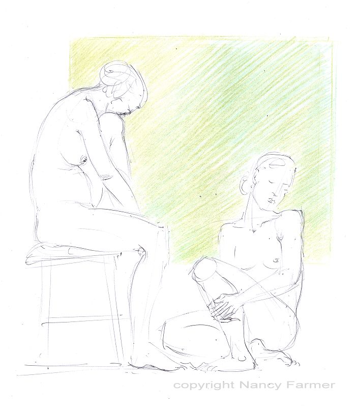 Life Drawing Sketch 2009-10 by Nancy Farmer