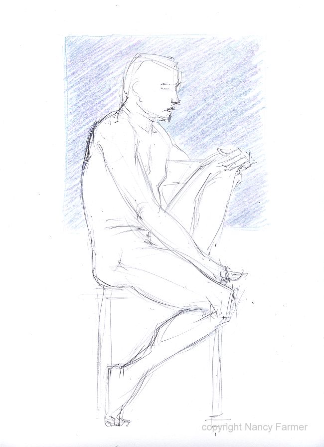 Life Drawing Sketch 2009-18 by Nancy Farmer