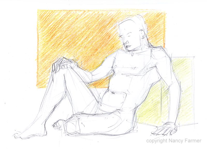 Life Drawing Sketch 2009-21 by Nancy Farmer