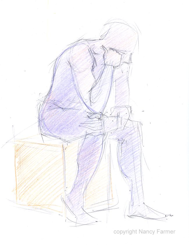 Life Drawing Sketch 2009-22 by Nancy Farmer