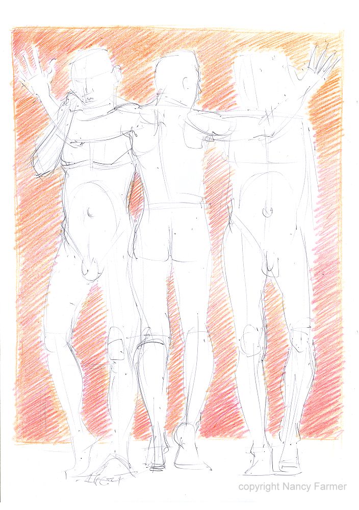 Life Drawing Sketch 2009-27 by Nancy Farmer