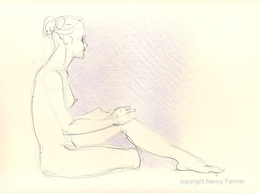 Life Drawing Sketch 2009-31 by Nancy Farmer