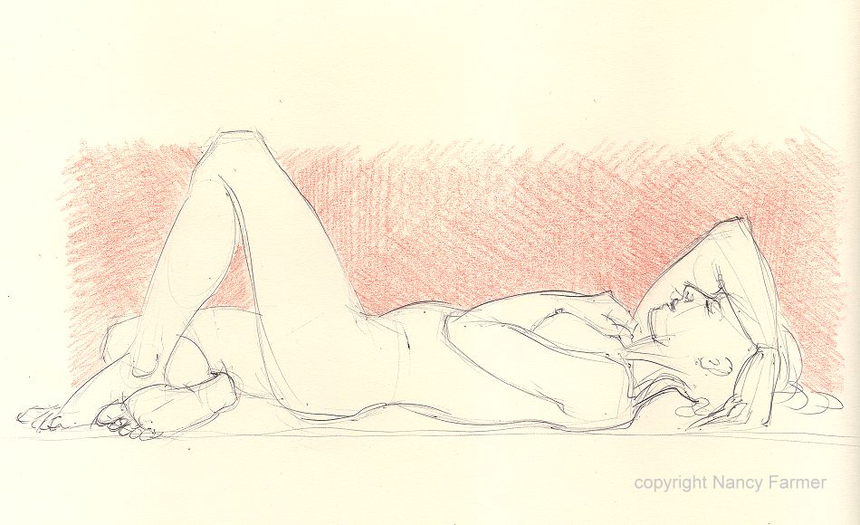 Life Drawing Sketch 2009-35 by Nancy Farmer