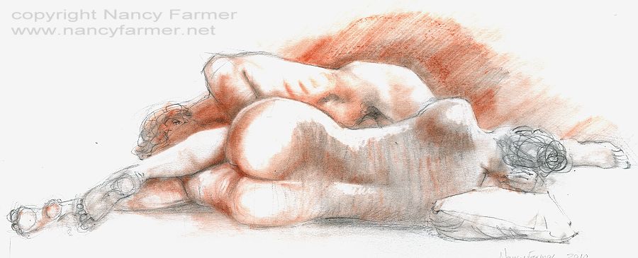 Life Drawing 2010-2 by Nancy Farmer