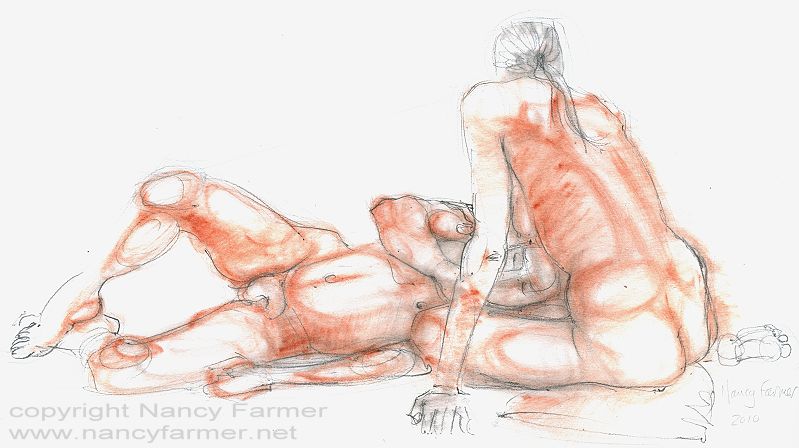 Life Drawing 2010-6 by Nancy Farmer