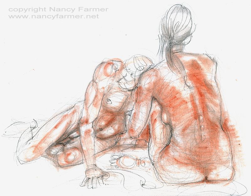 Life Drawing 2010-8 by Nancy Farmer