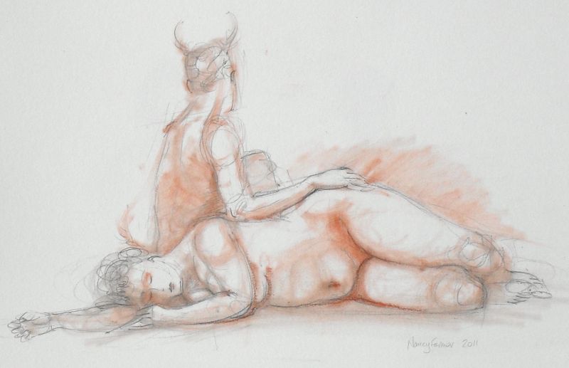 Life Drawing Sketch 2011-10 by Nancy Farmer