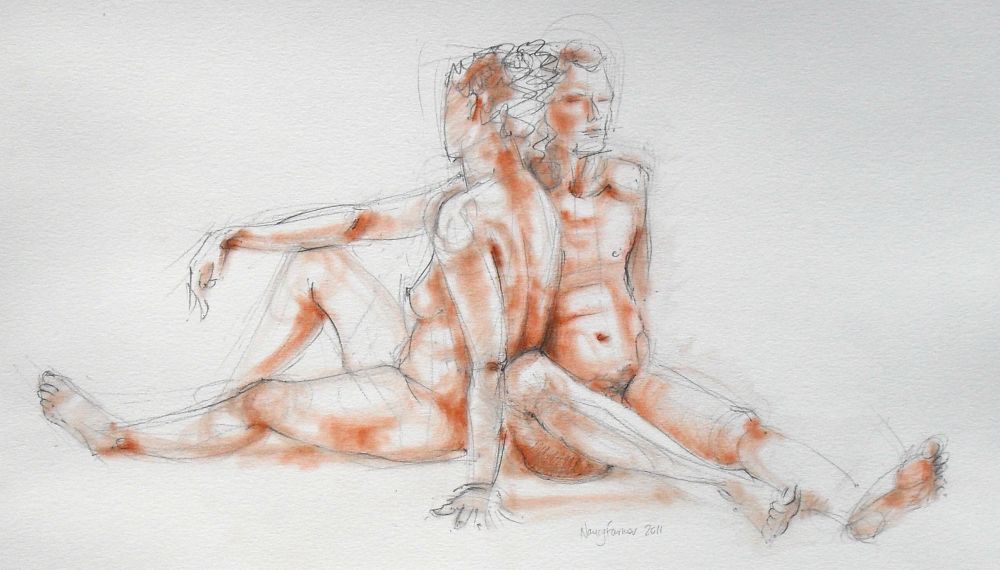 Life Drawing Sketch 2011-17 by Nancy Farmer