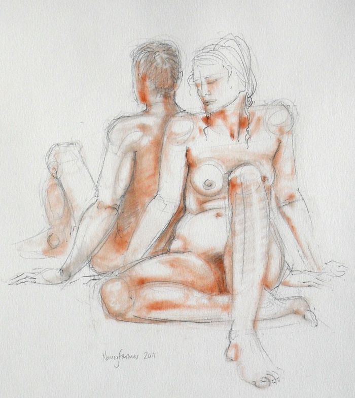 Life Drawing Sketch 2011-21 by Nancy Farmer