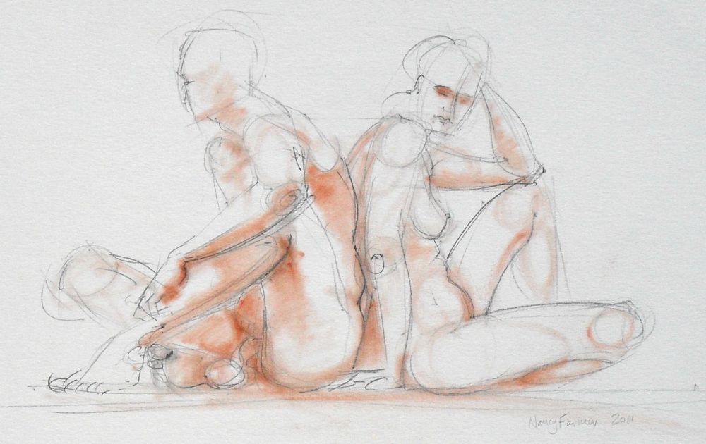 Life Drawing Sketch 2011-27 by Nancy Farmer