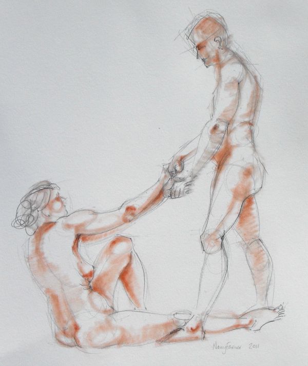 Life Drawing Sketch 2011-33 by Nancy Farmer