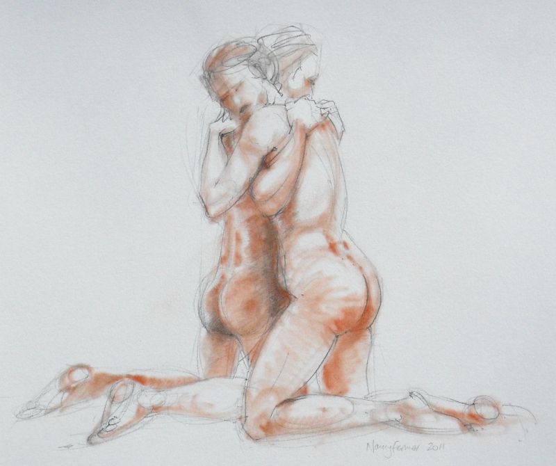 Life Drawing Sketch 2011-35 by Nancy Farmer