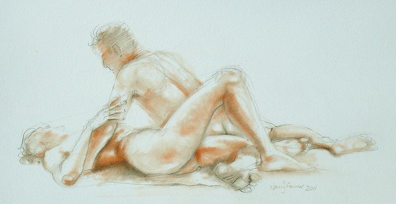 Life Drawing Sketch 2011-36 by Nancy Farmer