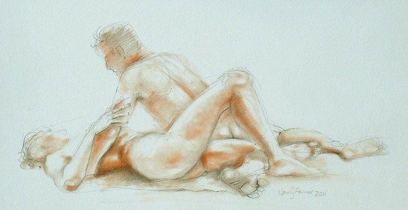 Life Drawing Sketch 2011-36 by Nancy Farmer