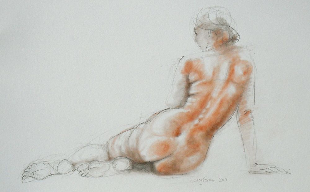 Life Drawing Sketch 2011-37 by Nancy Farmer