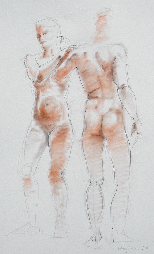 Life Drawing Sketch 2011-38 by Nancy Farmer