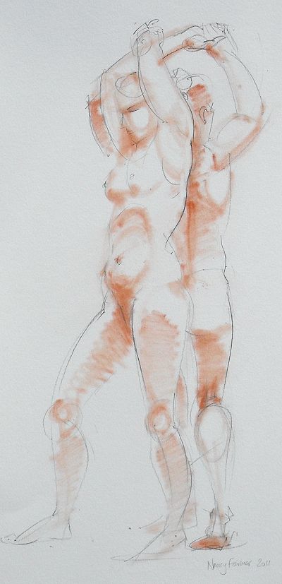 Life Drawing Sketch 2011-39 by Nancy Farmer