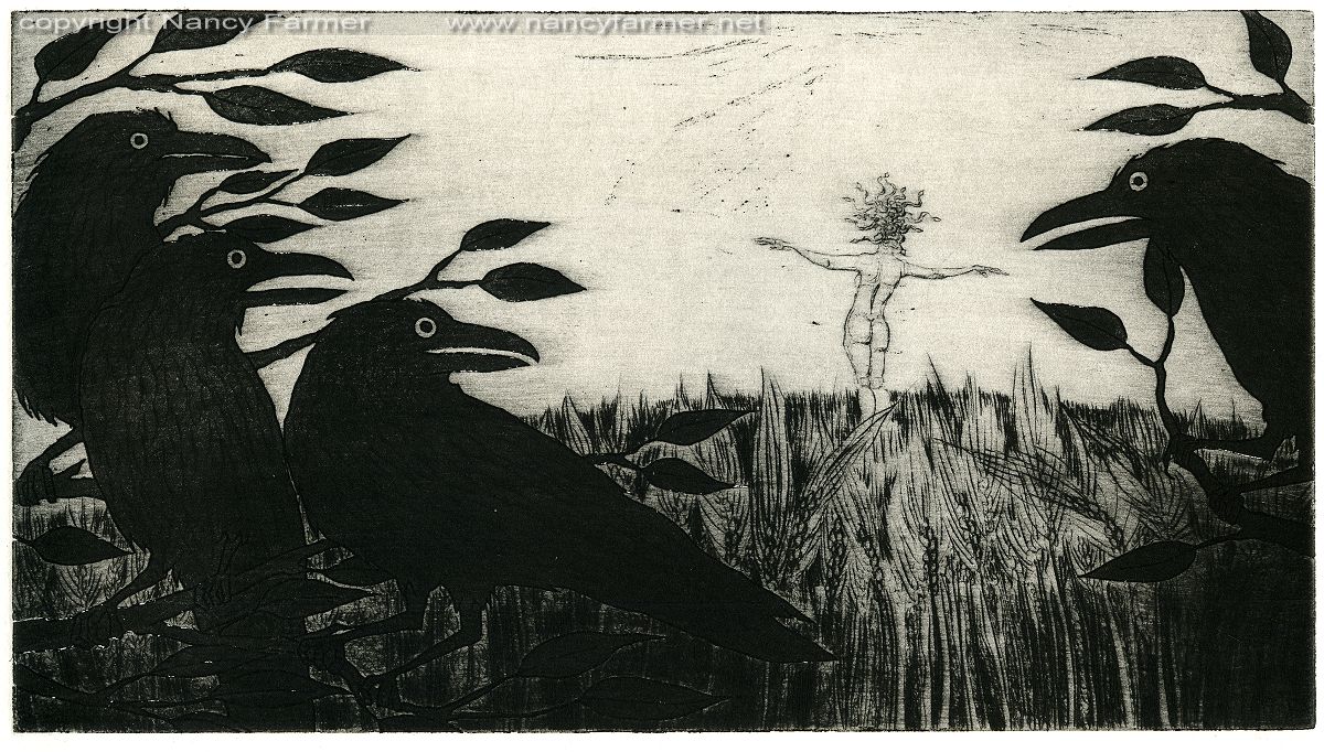 'Medusa, Scarecrow' - Etching