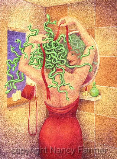 Medusa's Little Red Dress