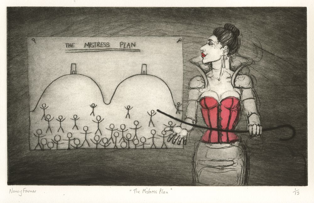 'The Mistress Plan' - Drypoint