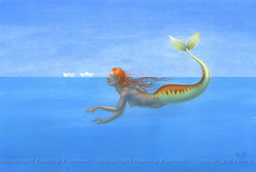 Origami Mermaid 3