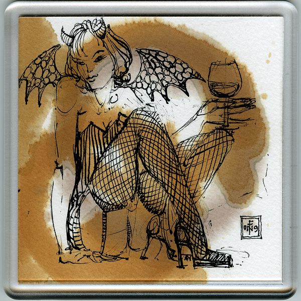 Stain Devil Coaster 11 - art under your coffee