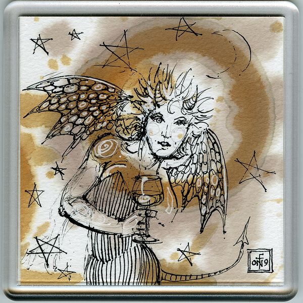 Stain Devil Coaster 12 - art under your coffee