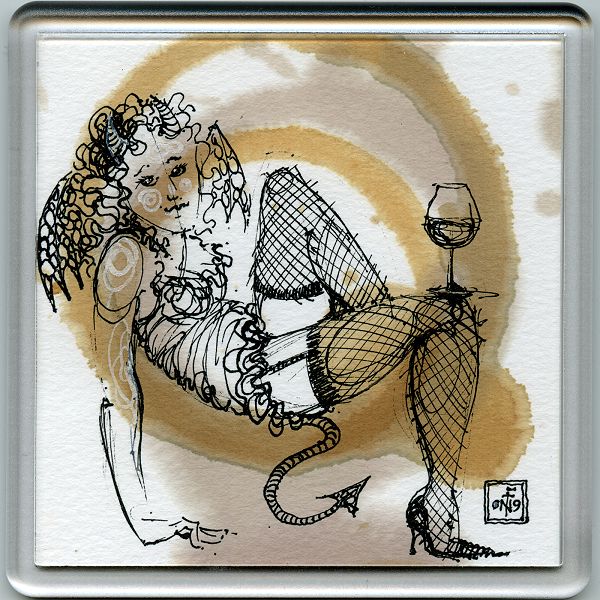 Stain Devil Coaster 17 - art under your coffee