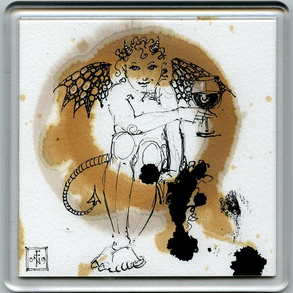 Stain Devil Coaster 18 - art under your coffee