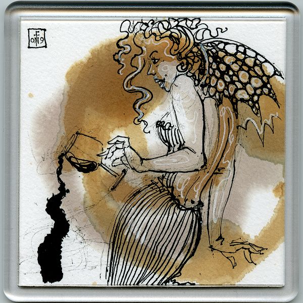 Stain Devil Coaster 21 - art under your coffee