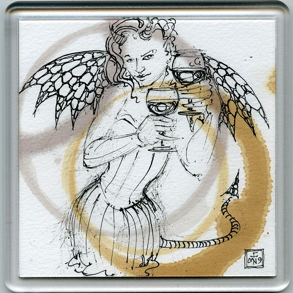 Stain Devil Coaster 29 - art under your coffee