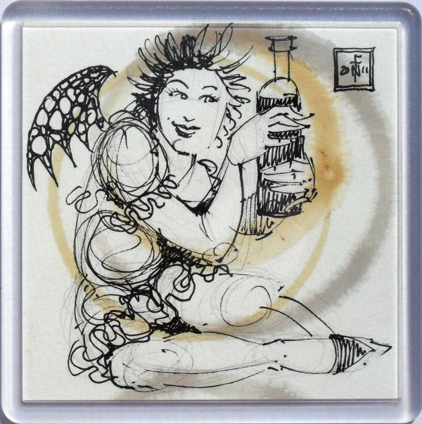 Stain Devil Coaster 114 - art under your coffee