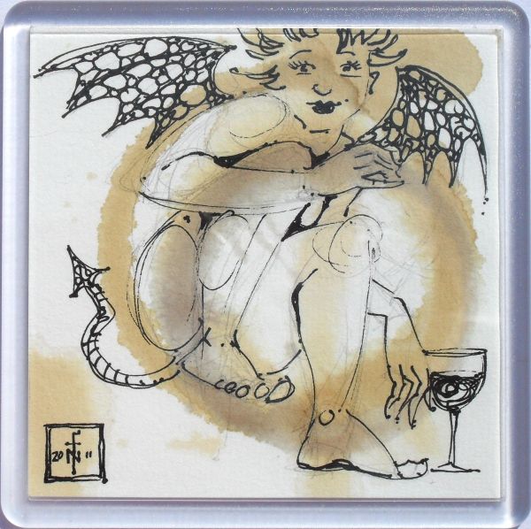 Stain Devil Coaster 116 - art under your coffee